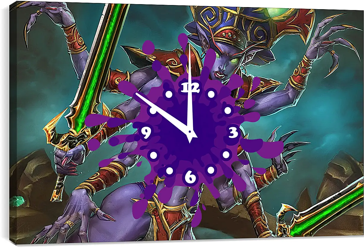Часы картина - World Of Warcraft
