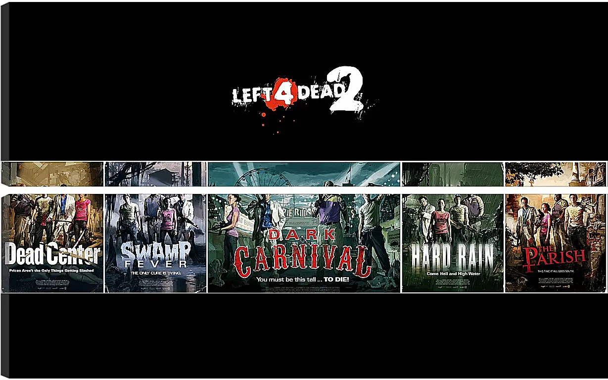 Модульная картина - Left 4 Dead 2
