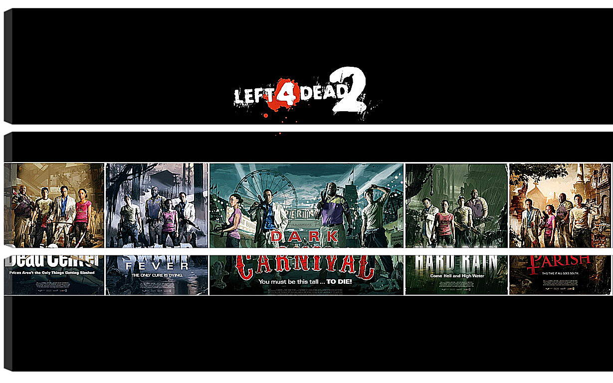 Модульная картина - Left 4 Dead 2
