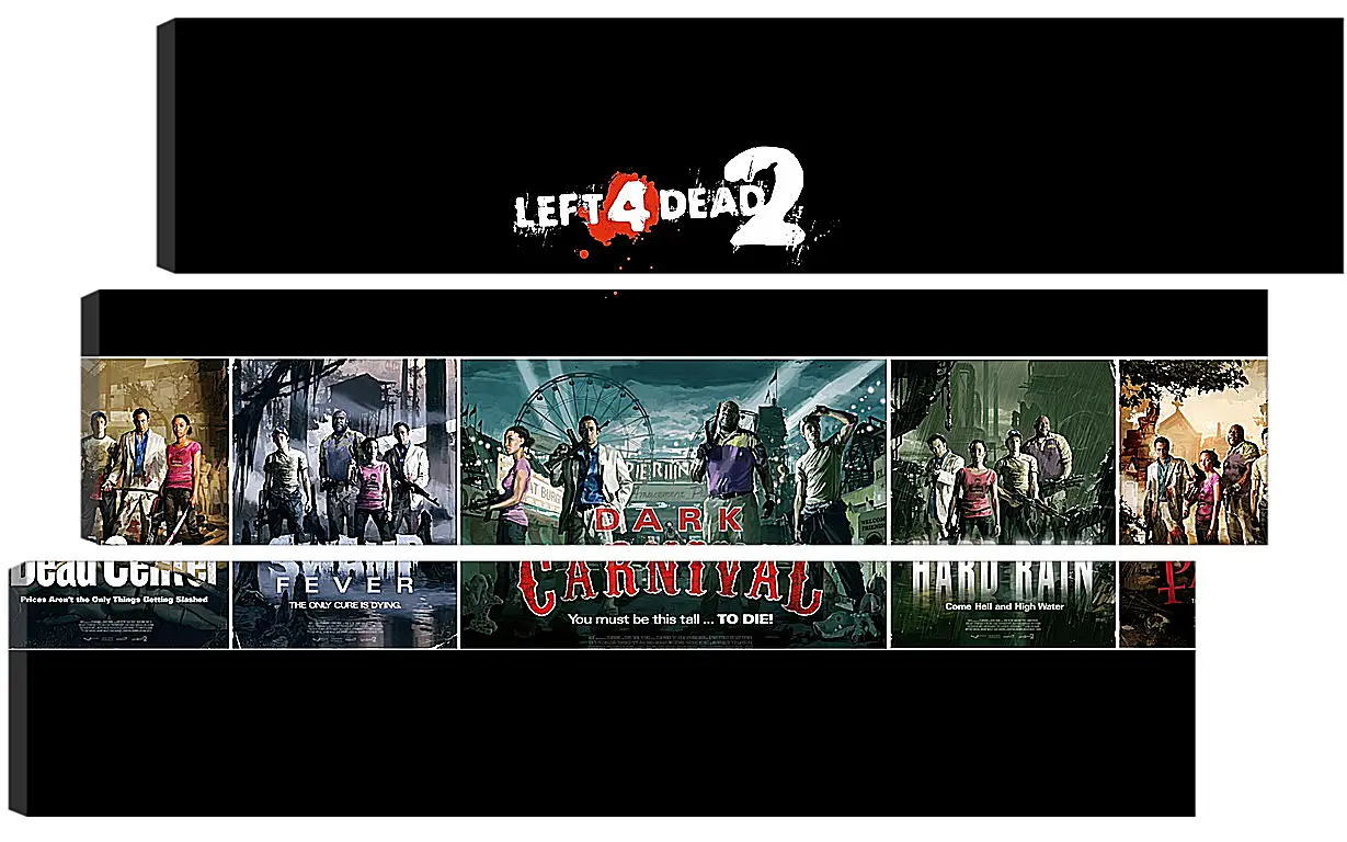 Модульная картина - Left 4 Dead 2
