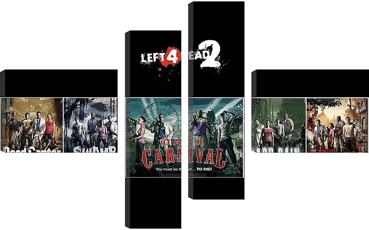 Модульная картина - Left 4 Dead 2
