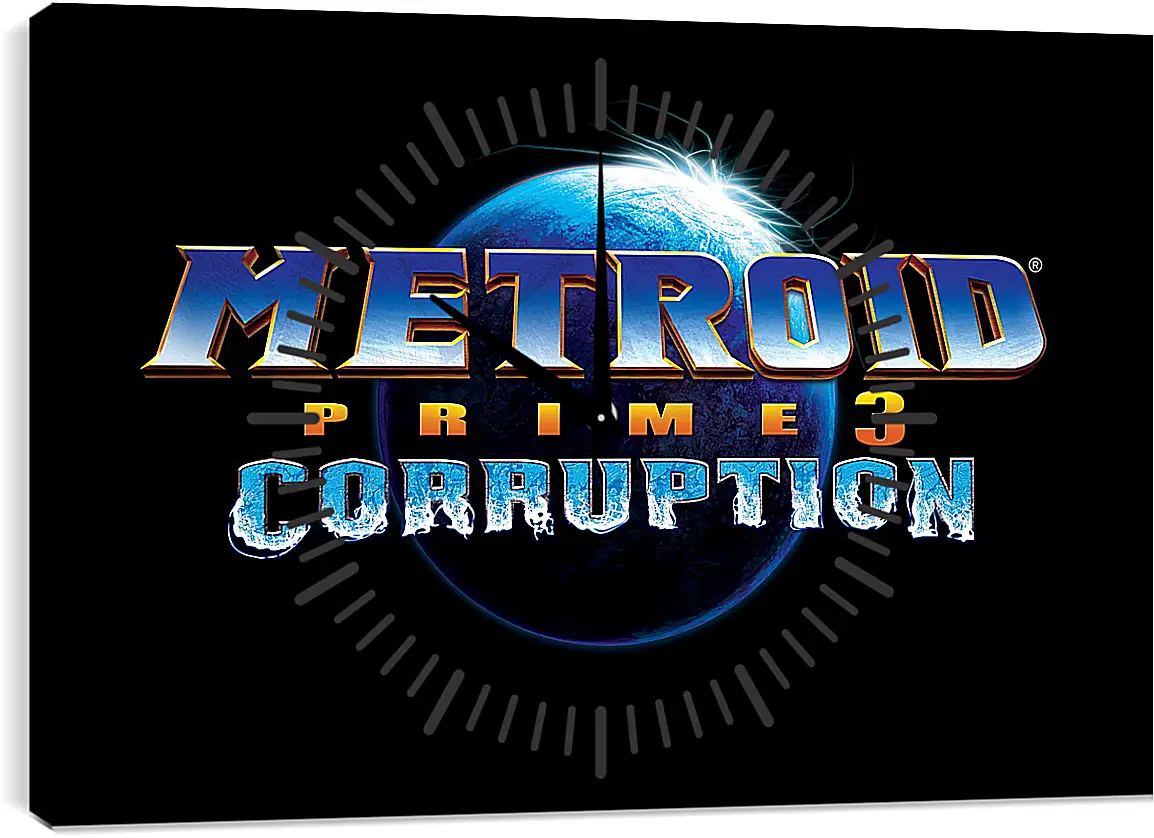 Часы картина - Metroid
