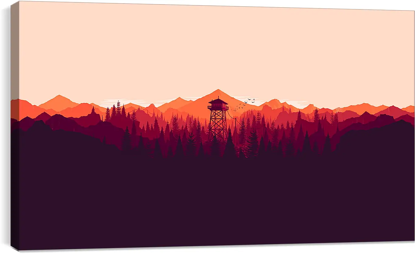 Постер и плакат - Firewatch
