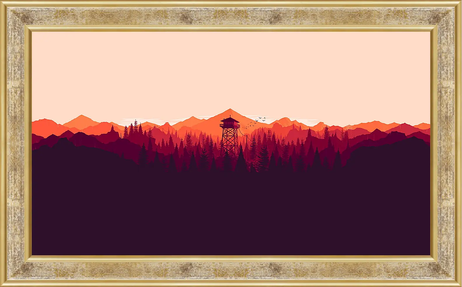 Картина в раме - Firewatch
