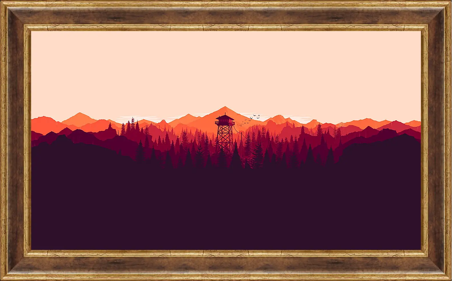 Картина в раме - Firewatch
