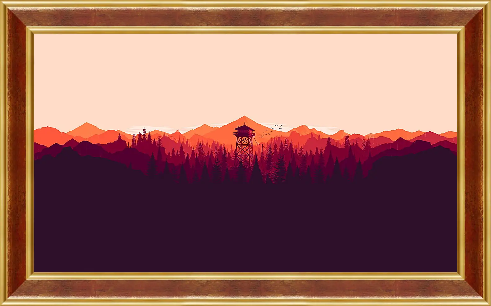 Картина в раме - Firewatch
