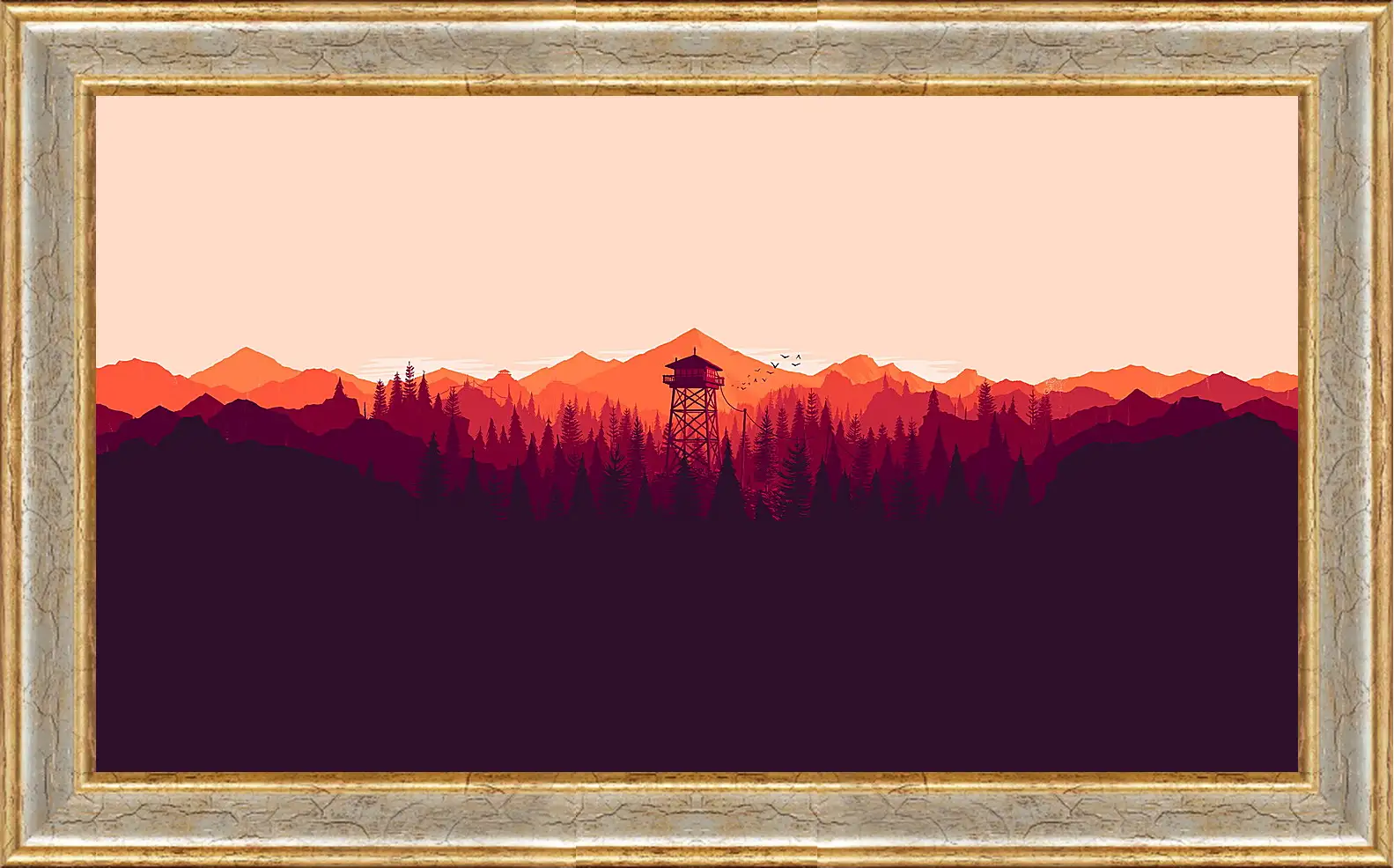 Картина в раме - Firewatch
