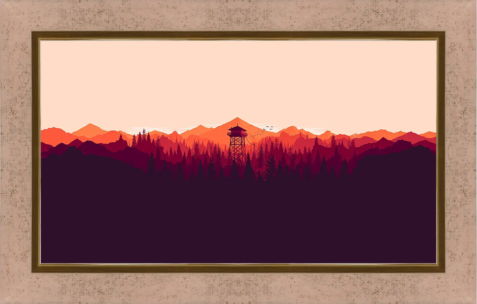 Картина в раме - Firewatch
