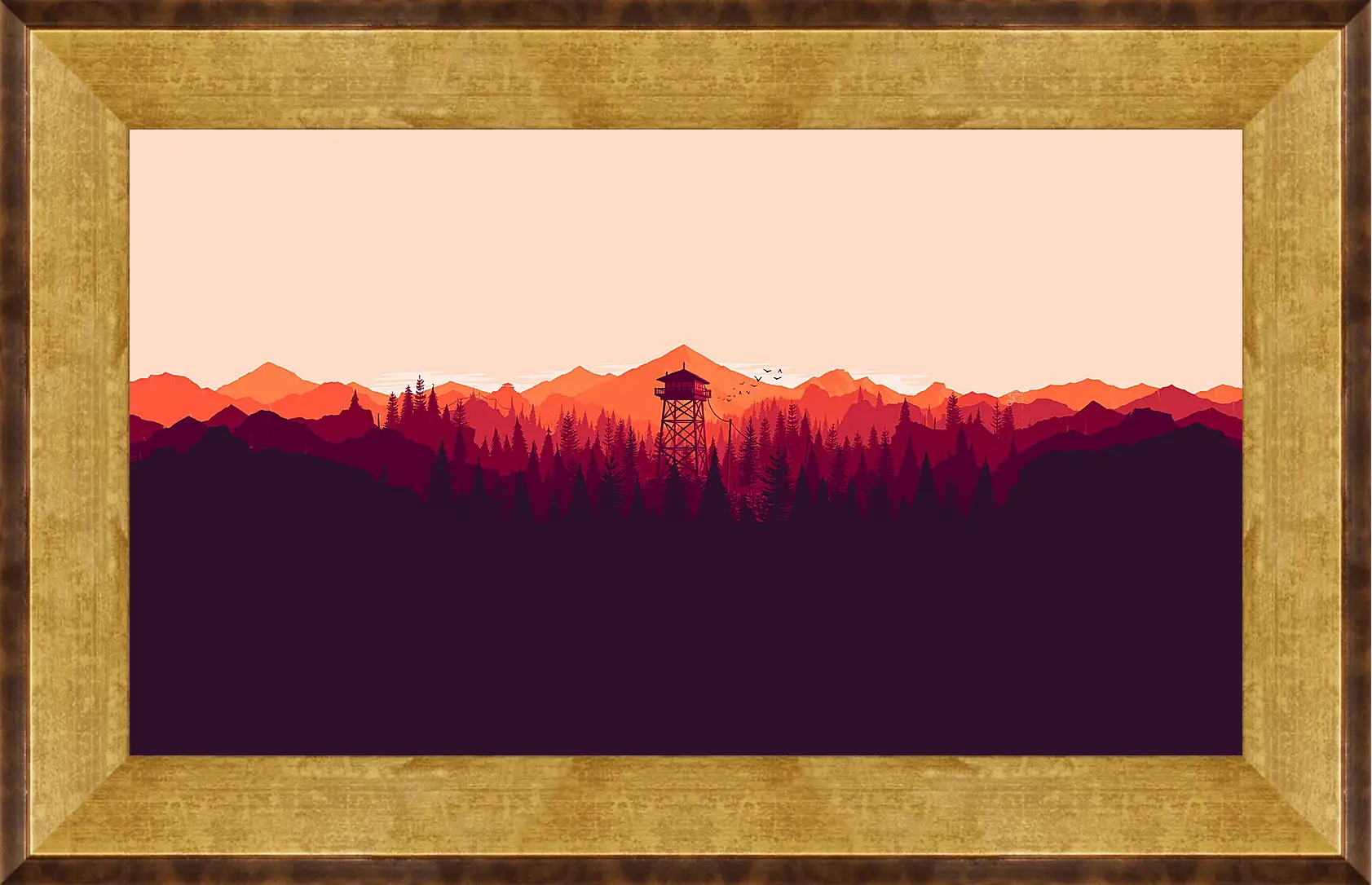 Картина в раме - Firewatch
