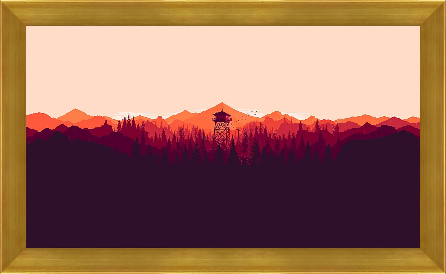 Картина в раме - Firewatch
