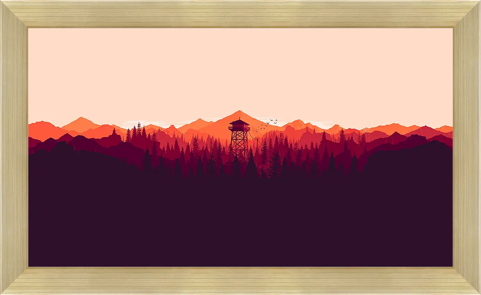 Картина в раме - Firewatch
