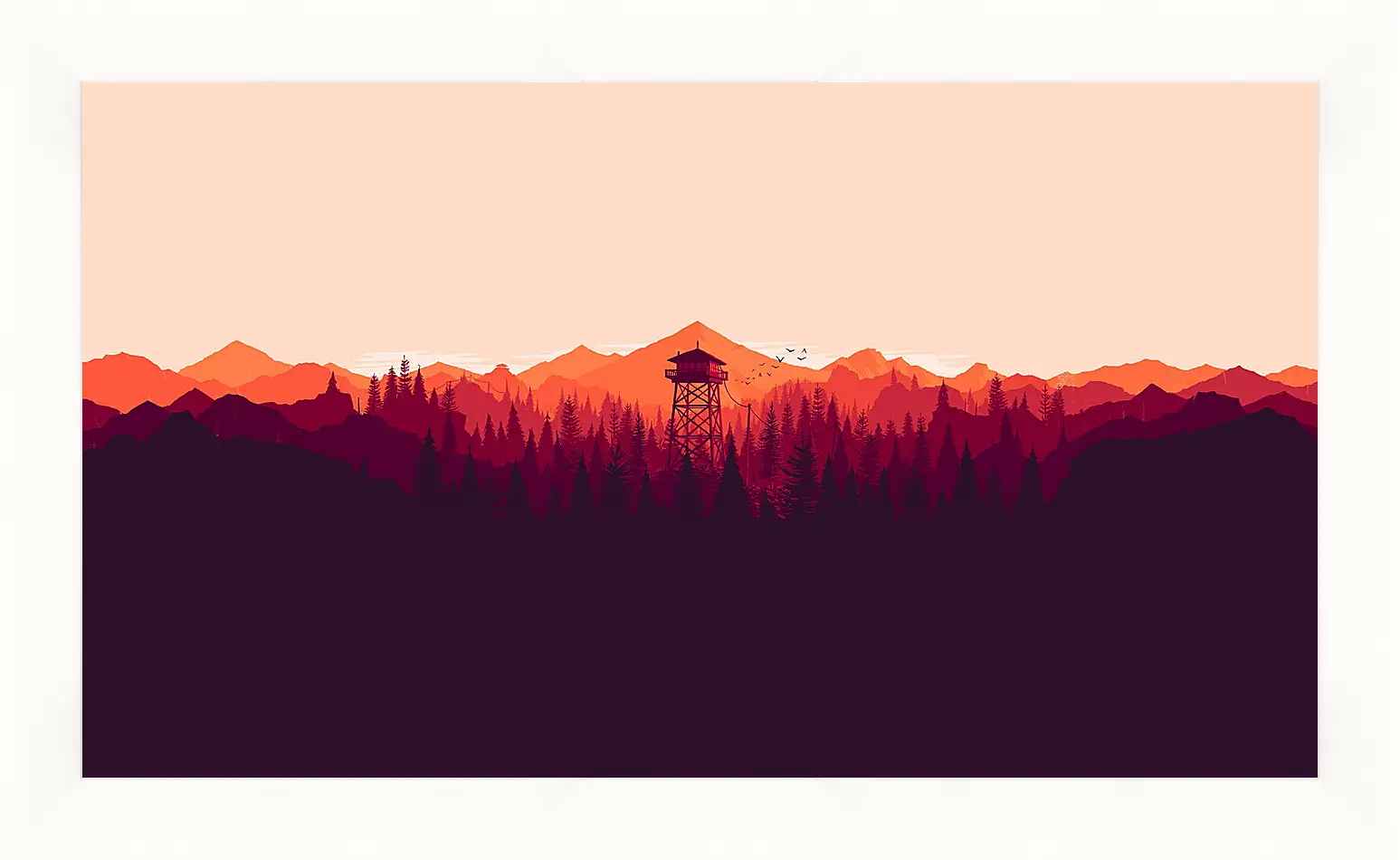 Картина в раме - Firewatch
