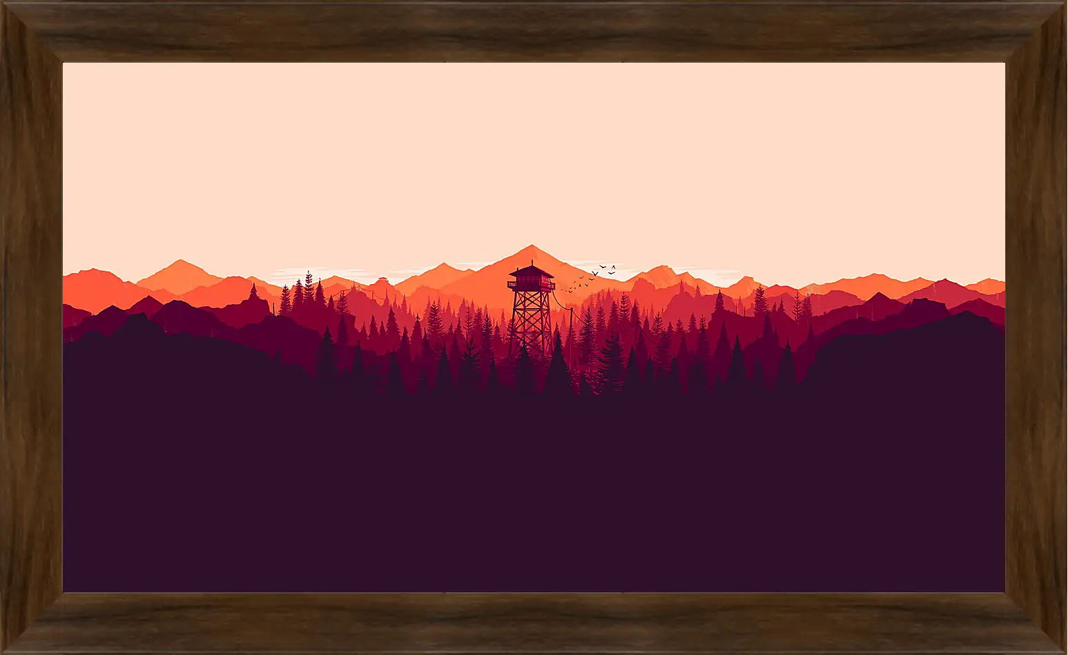 Картина в раме - Firewatch
