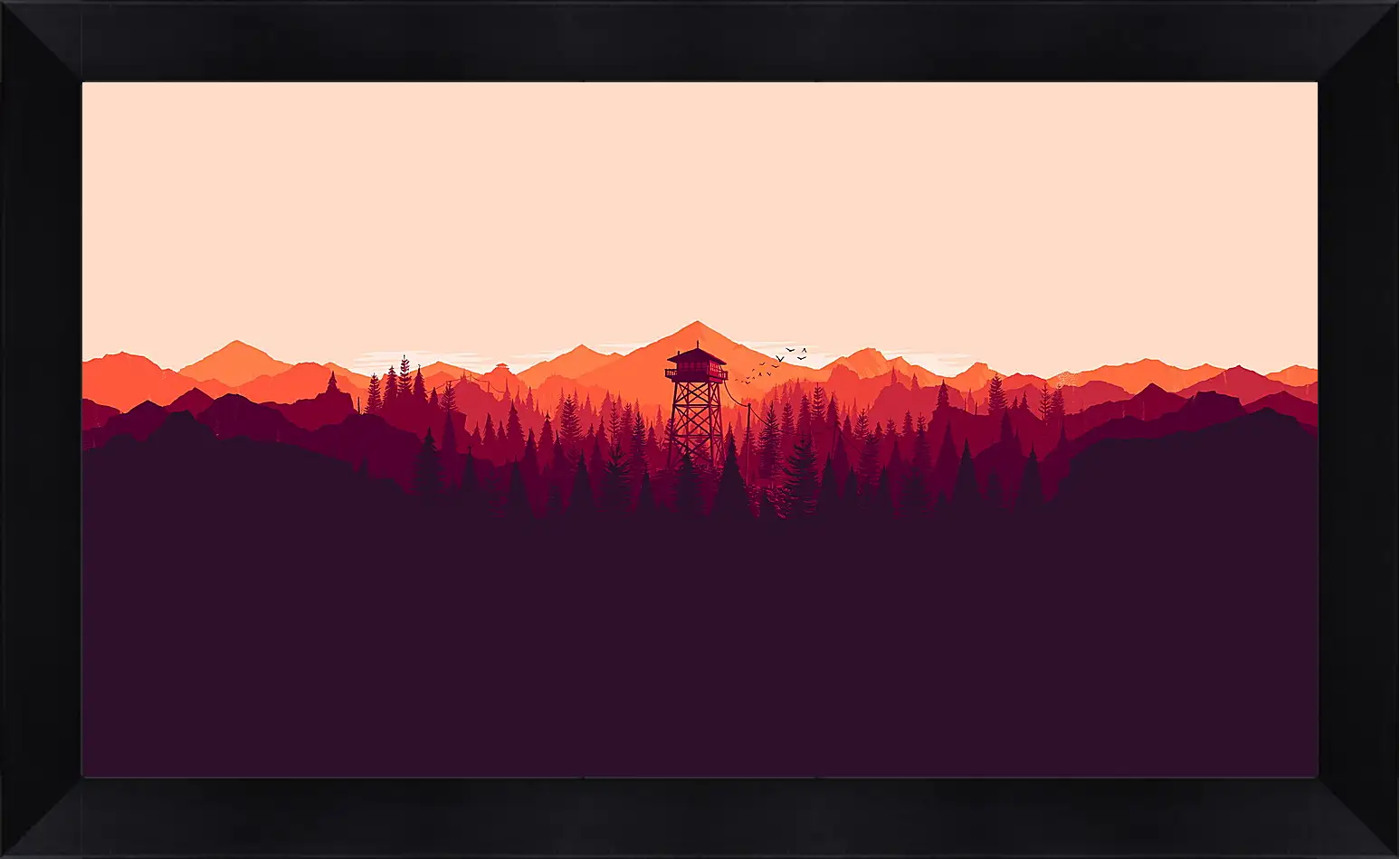 Картина в раме - Firewatch
