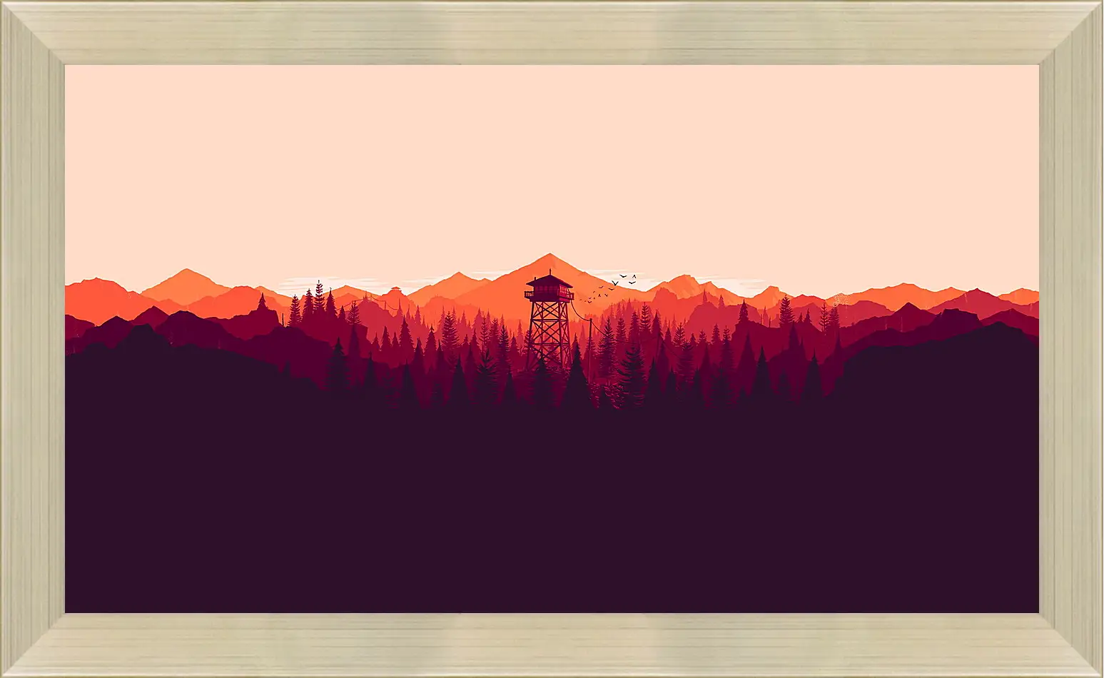 Картина в раме - Firewatch
