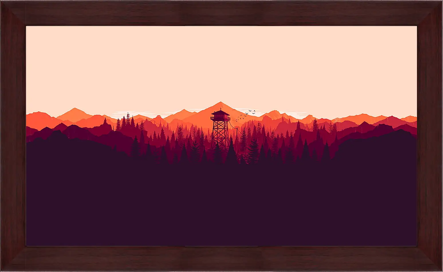 Картина в раме - Firewatch
