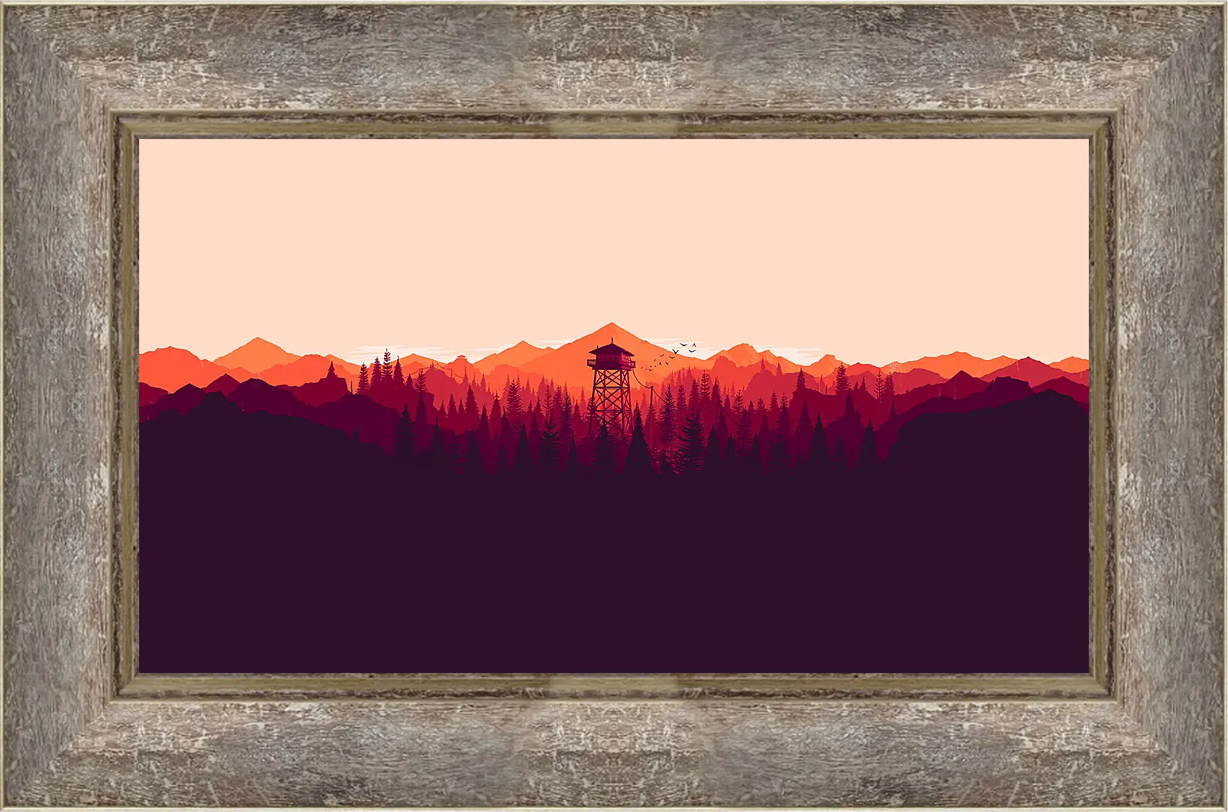 Картина в раме - Firewatch
