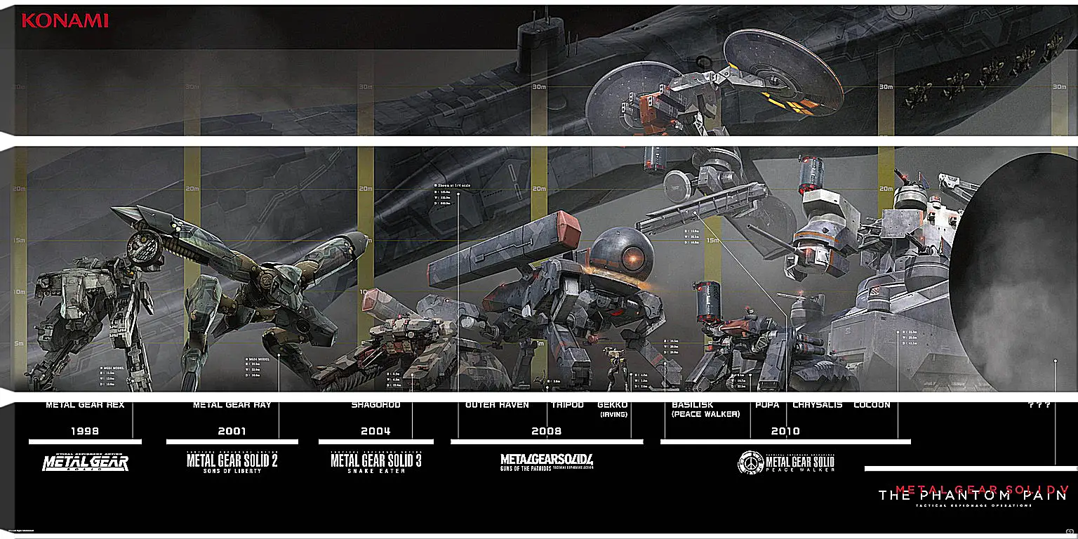 Модульная картина - Metal Gear Solid V: The Phantom Pain
