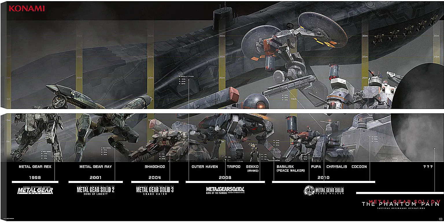 Модульная картина - Metal Gear Solid V: The Phantom Pain
