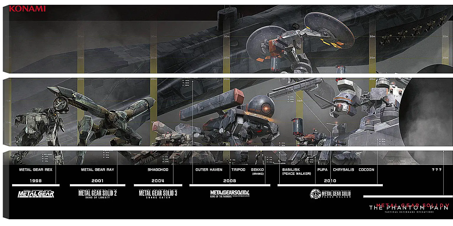 Модульная картина - Metal Gear Solid V: The Phantom Pain
