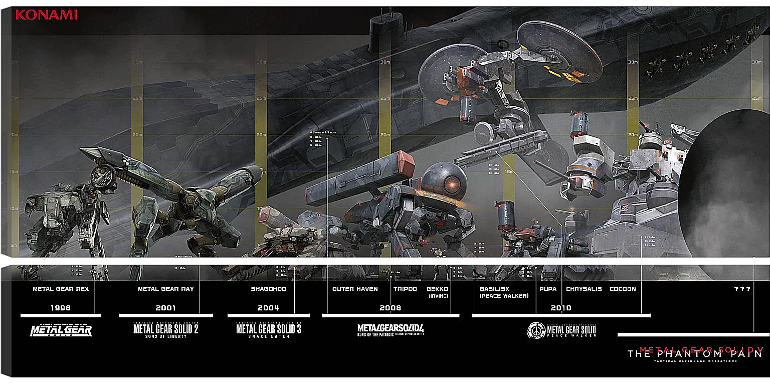 Модульная картина - Metal Gear Solid V: The Phantom Pain

