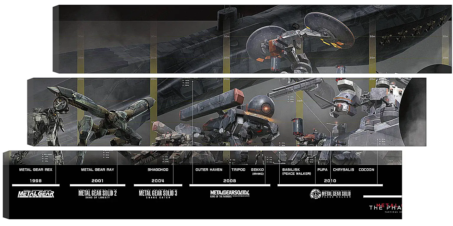 Модульная картина - Metal Gear Solid V: The Phantom Pain
