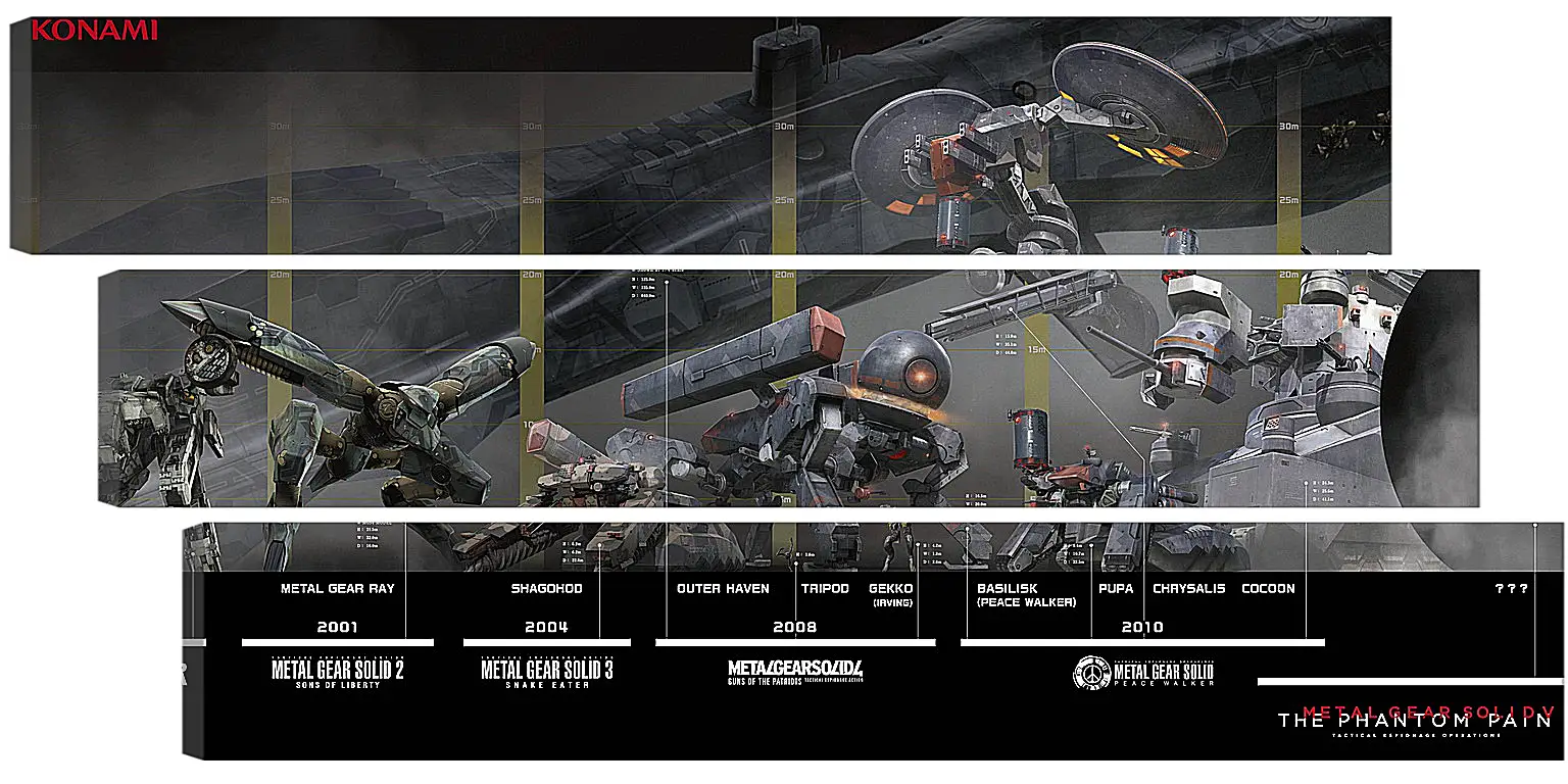 Модульная картина - Metal Gear Solid V: The Phantom Pain
