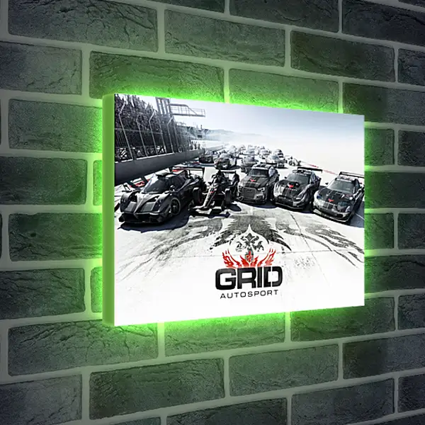 Лайтбокс световая панель - GRID Autosport
