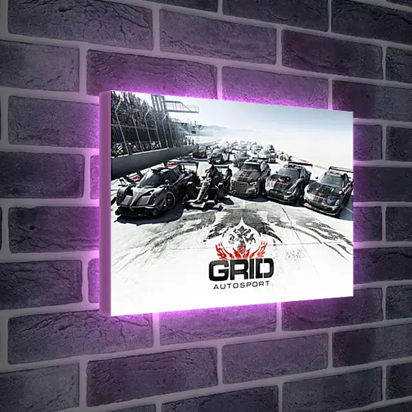 Лайтбокс световая панель - GRID Autosport
