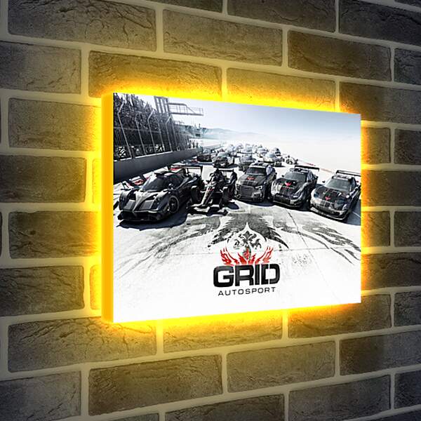 Лайтбокс световая панель - GRID Autosport
