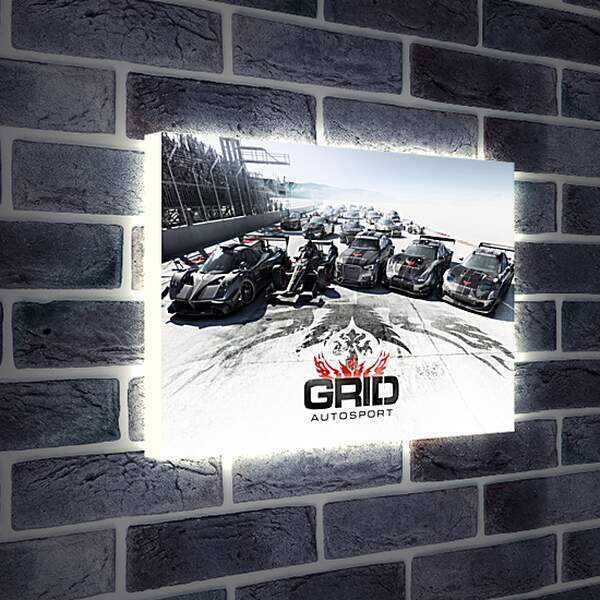 Лайтбокс световая панель - GRID Autosport
