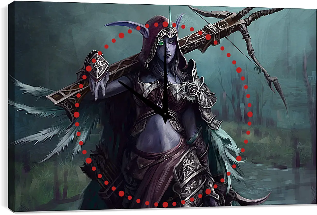 Часы картина - World Of Warcraft