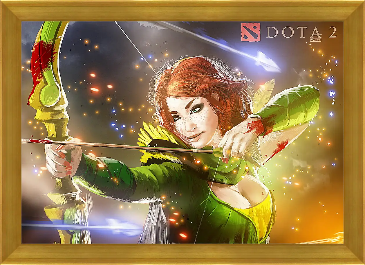 Картина в раме - DotA 2