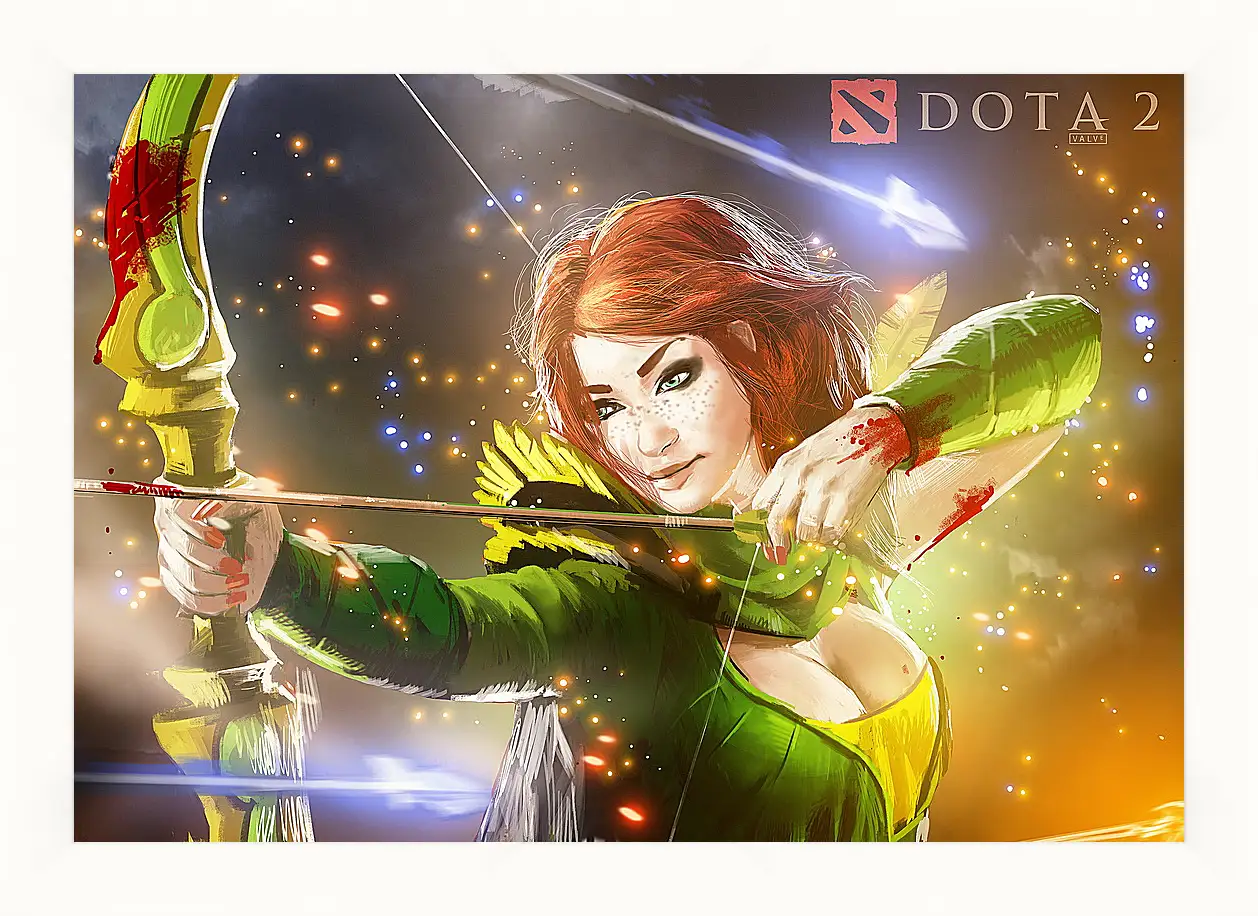 Картина в раме - DotA 2