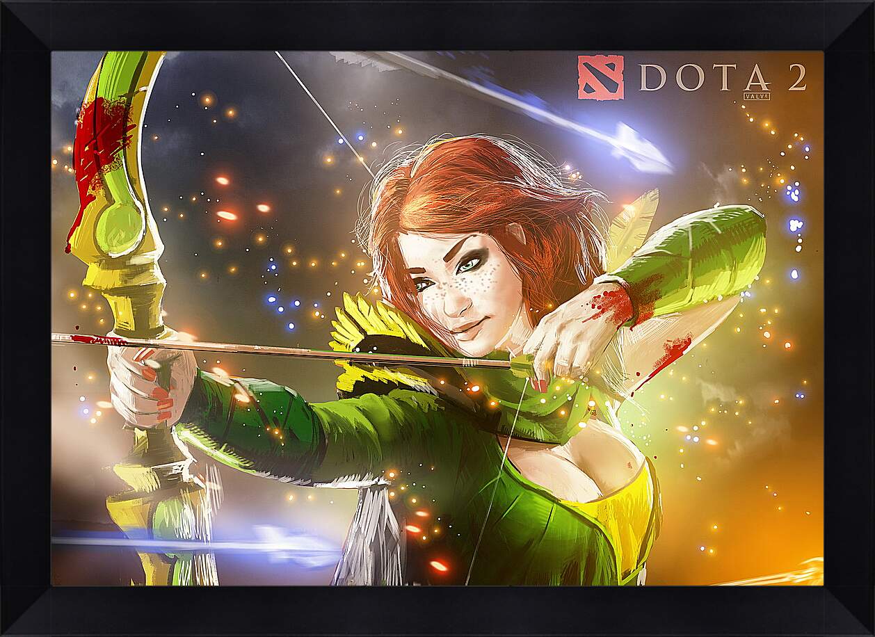 Картина в раме - DotA 2