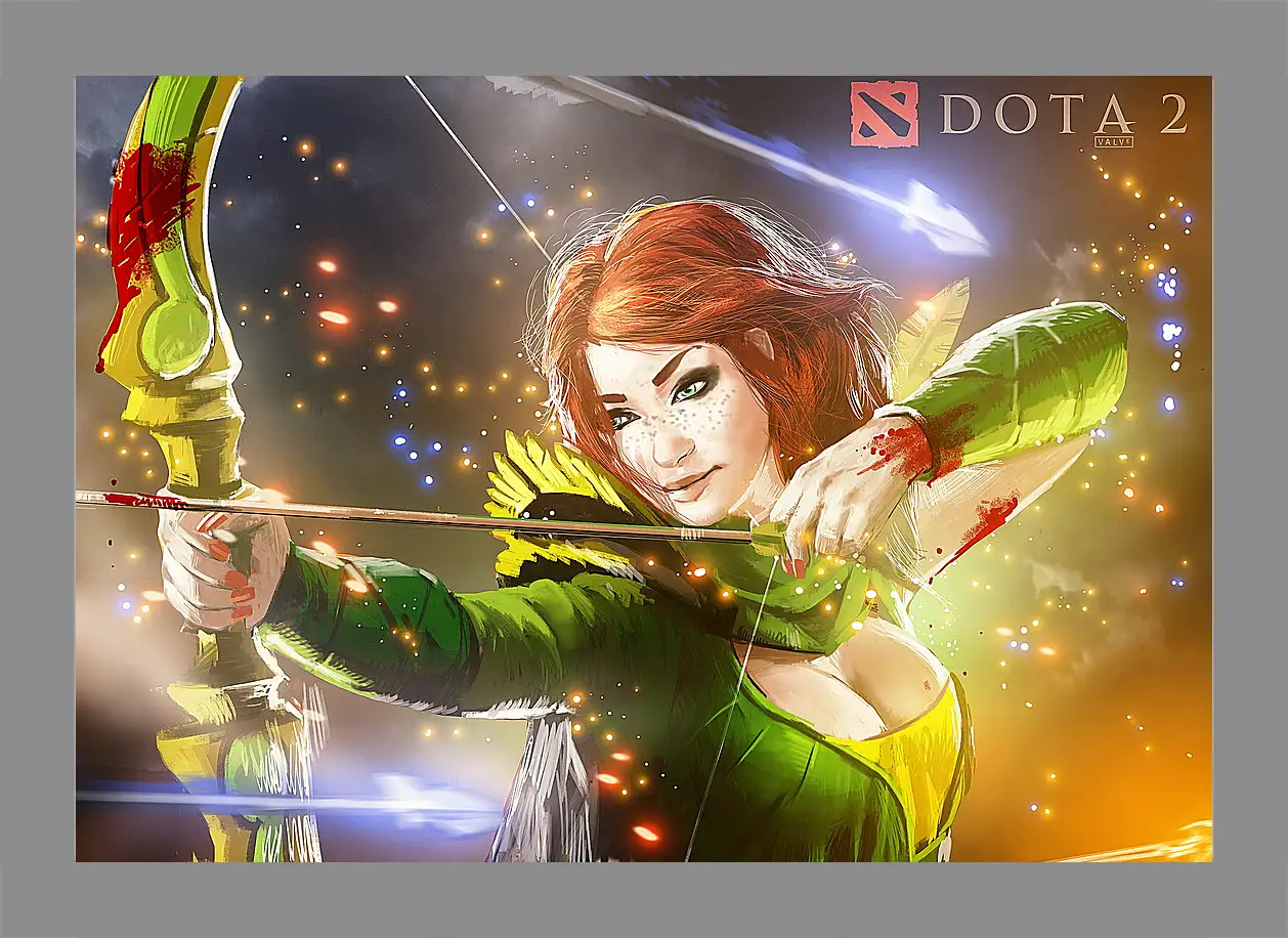 Картина в раме - DotA 2