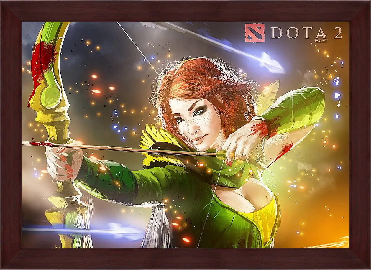 Картина в раме - DotA 2