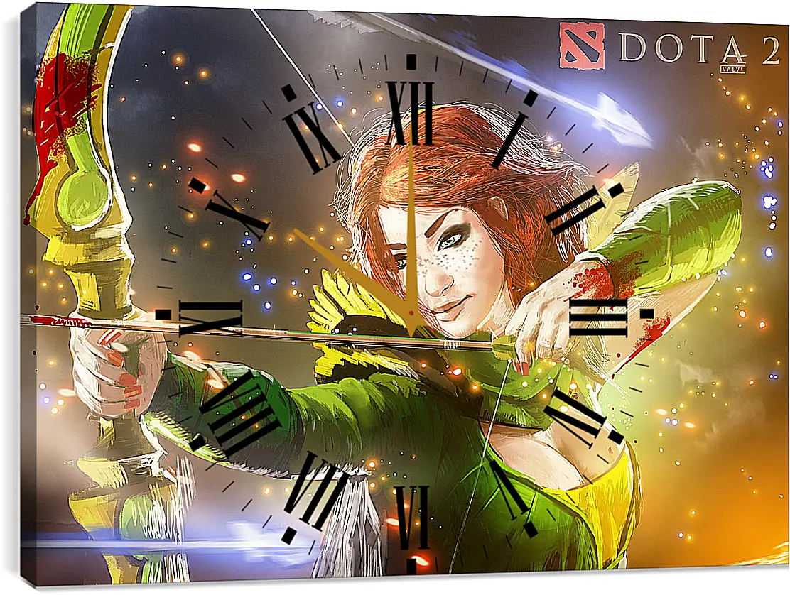 Часы картина - DotA 2