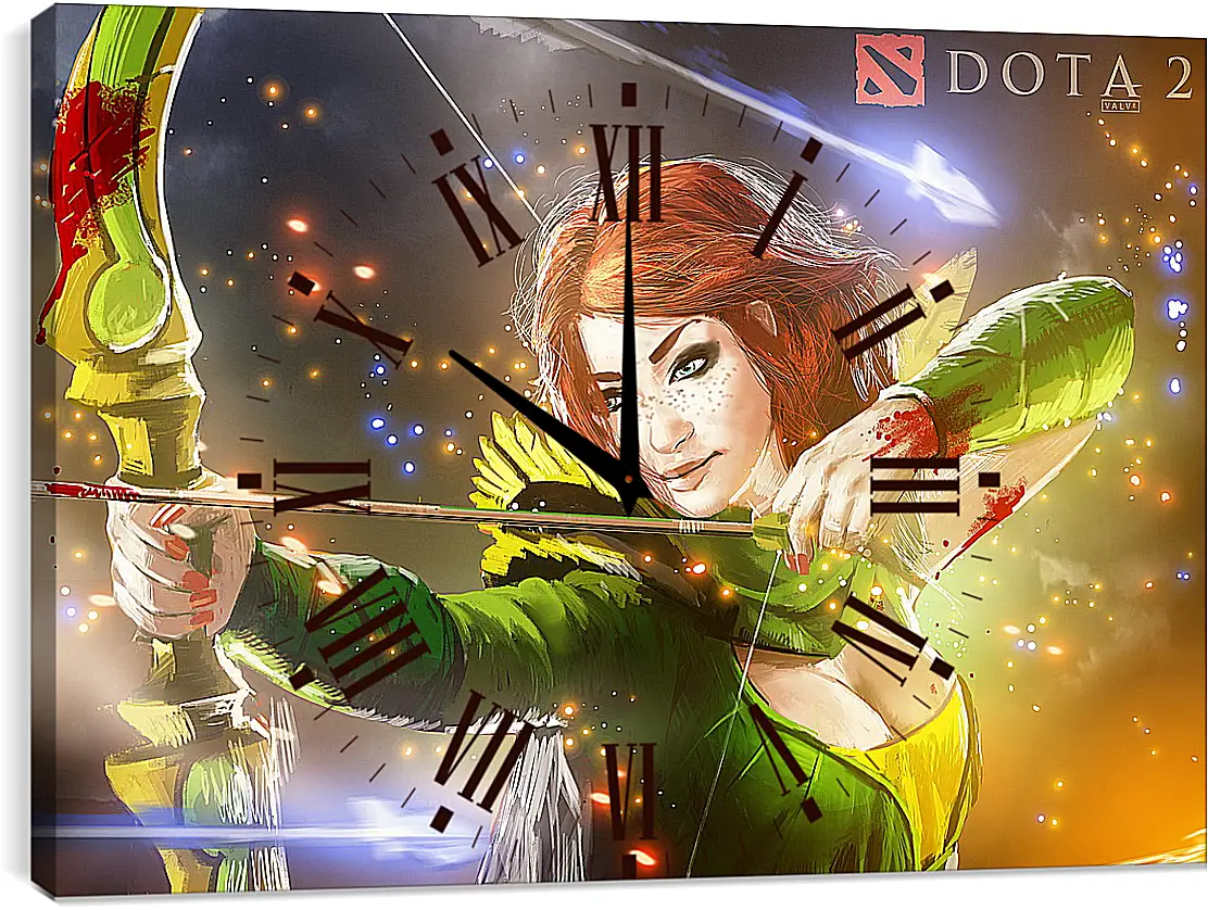 Часы картина - DotA 2