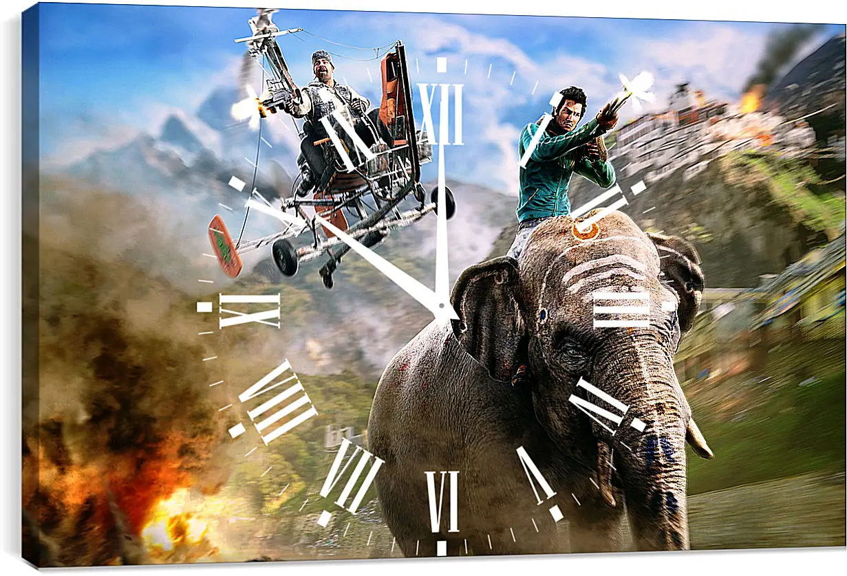 Часы картина - Far Cry 4