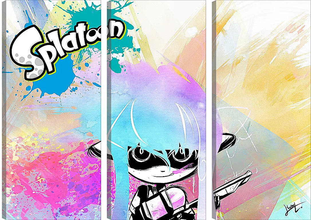 Модульная картина - Splatoon
