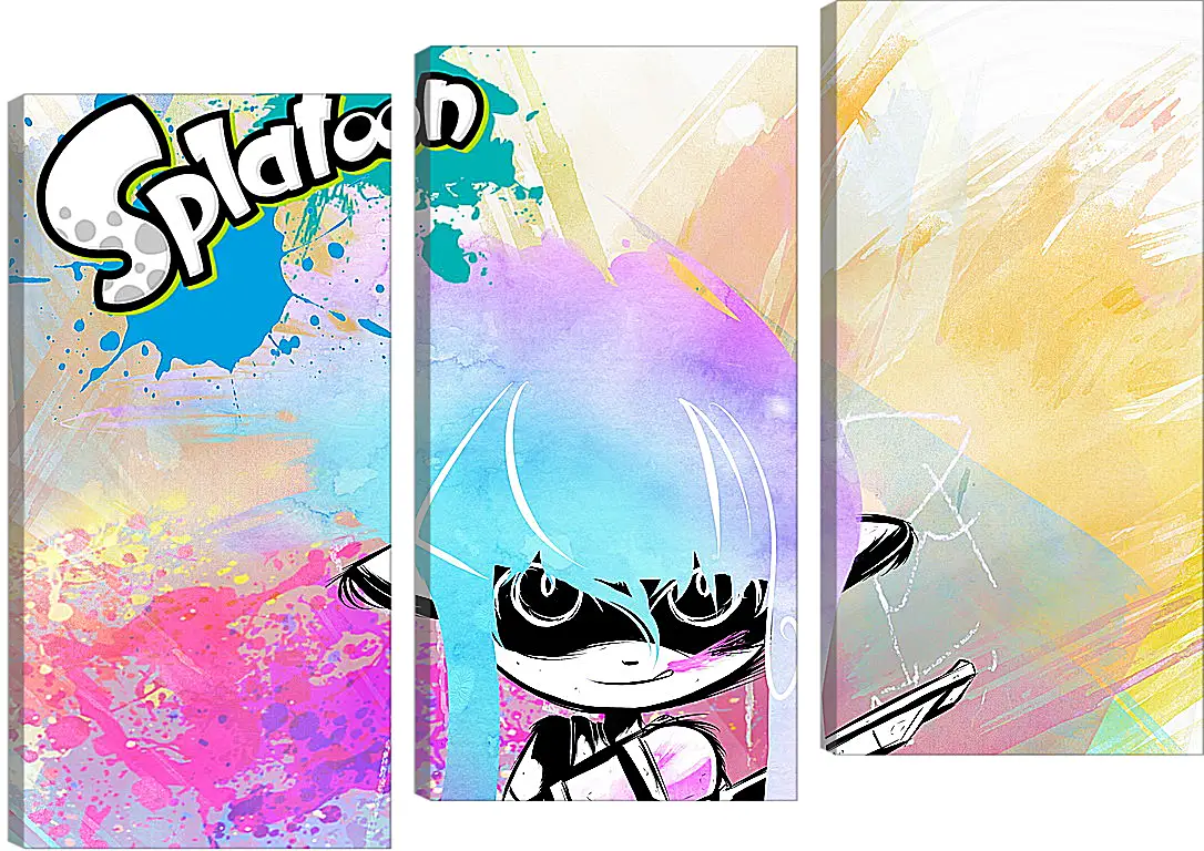 Модульная картина - Splatoon
