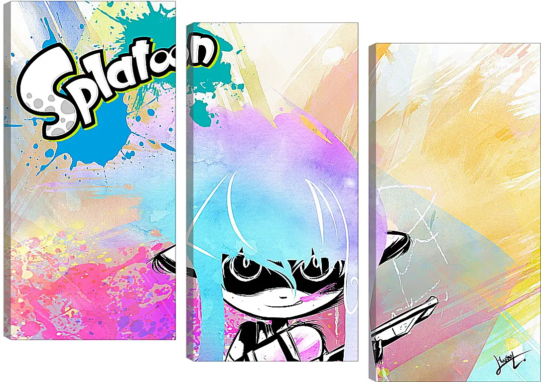 Модульная картина - Splatoon
