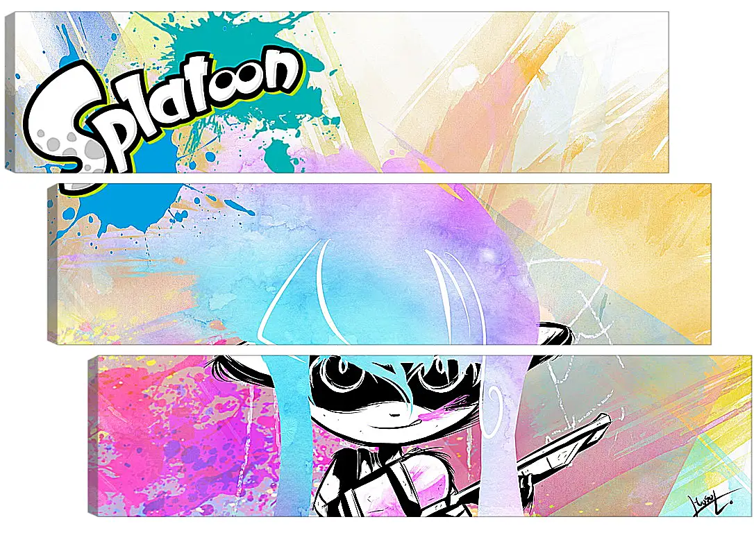 Модульная картина - Splatoon
