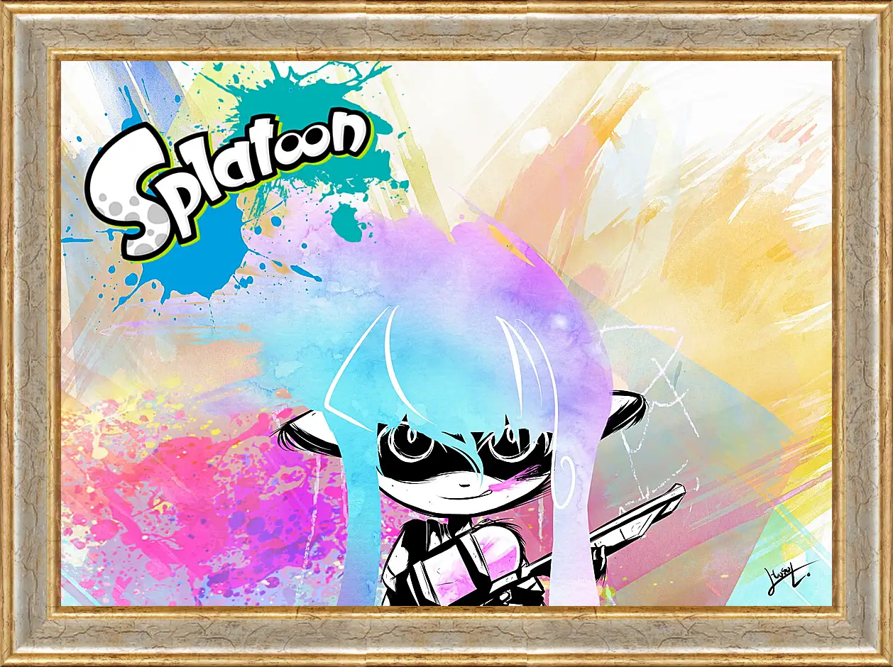 Картина в раме - Splatoon
