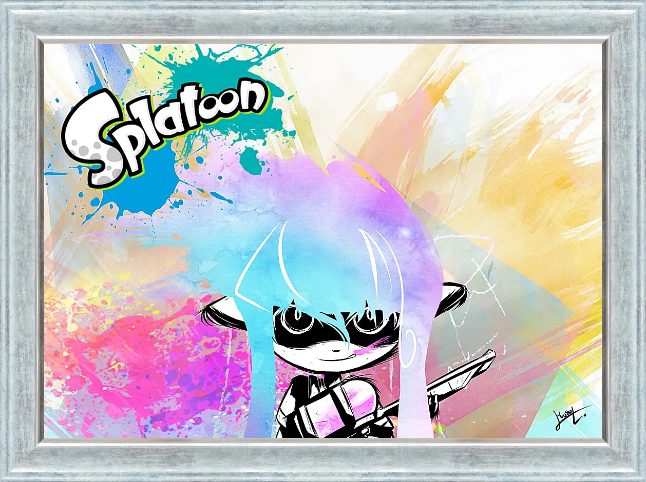 Картина в раме - Splatoon
