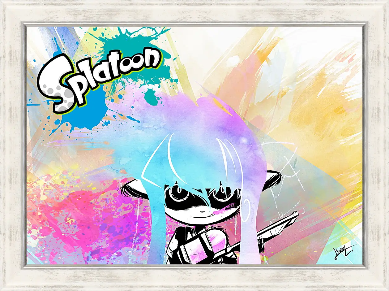 Картина в раме - Splatoon
