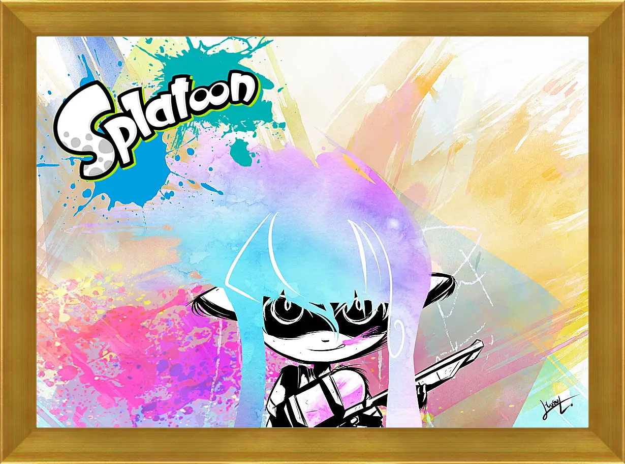 Картина в раме - Splatoon
