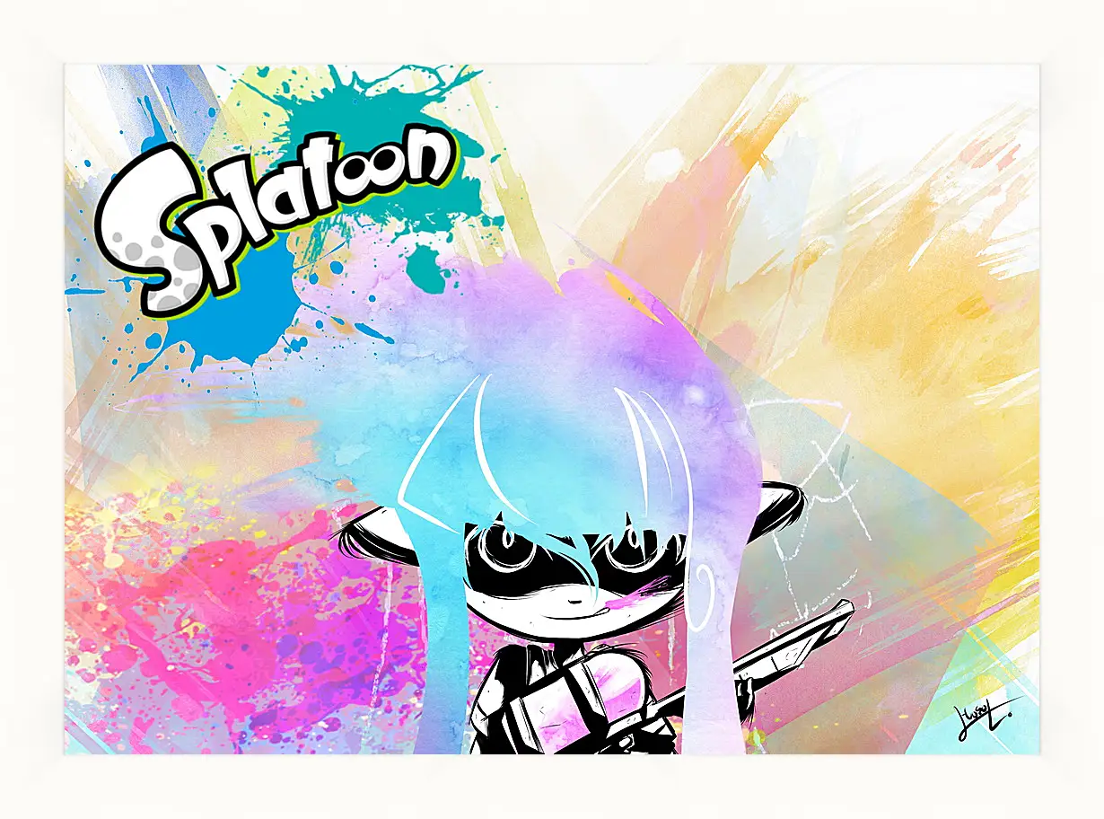 Картина в раме - Splatoon
