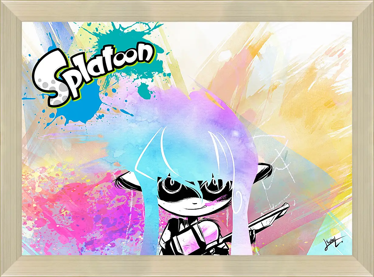 Картина в раме - Splatoon
